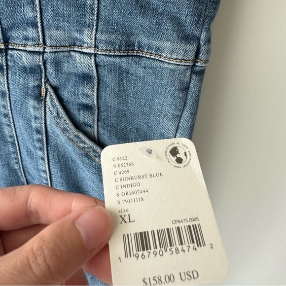 Free People Blue Denim Jumpsuit - Picture 13 of 13